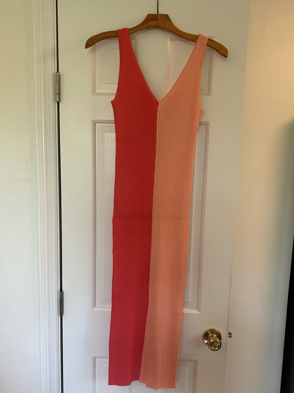 Staud Two-Tone Sweater Dress